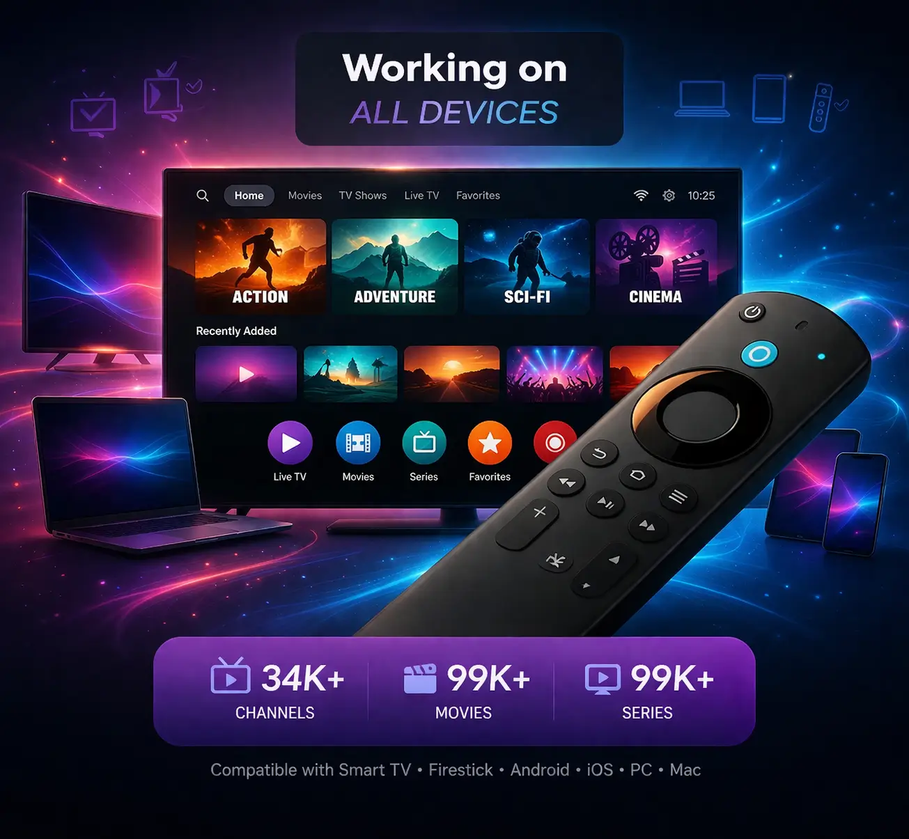 iptv usa background